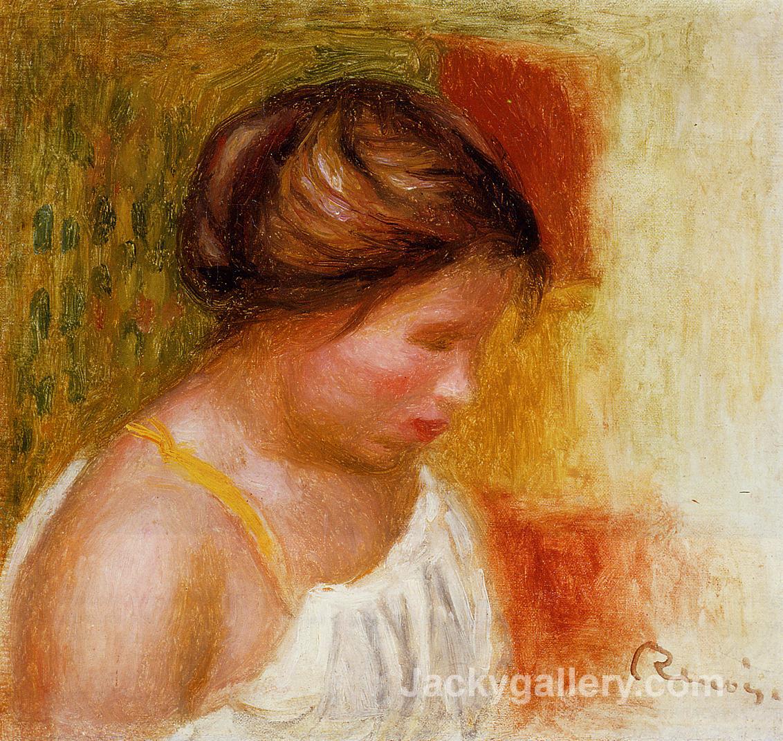 Gabrielle in a Chemise by Pierre Auguste Renoir paintings reproduction
